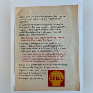 5/$20 Shell Vintage advertisement 1971